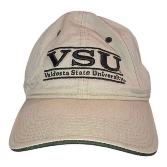 EUC Vintage Beige VSU Valdosta State University The Game Hat Adjustable - Picture 1 of 7
